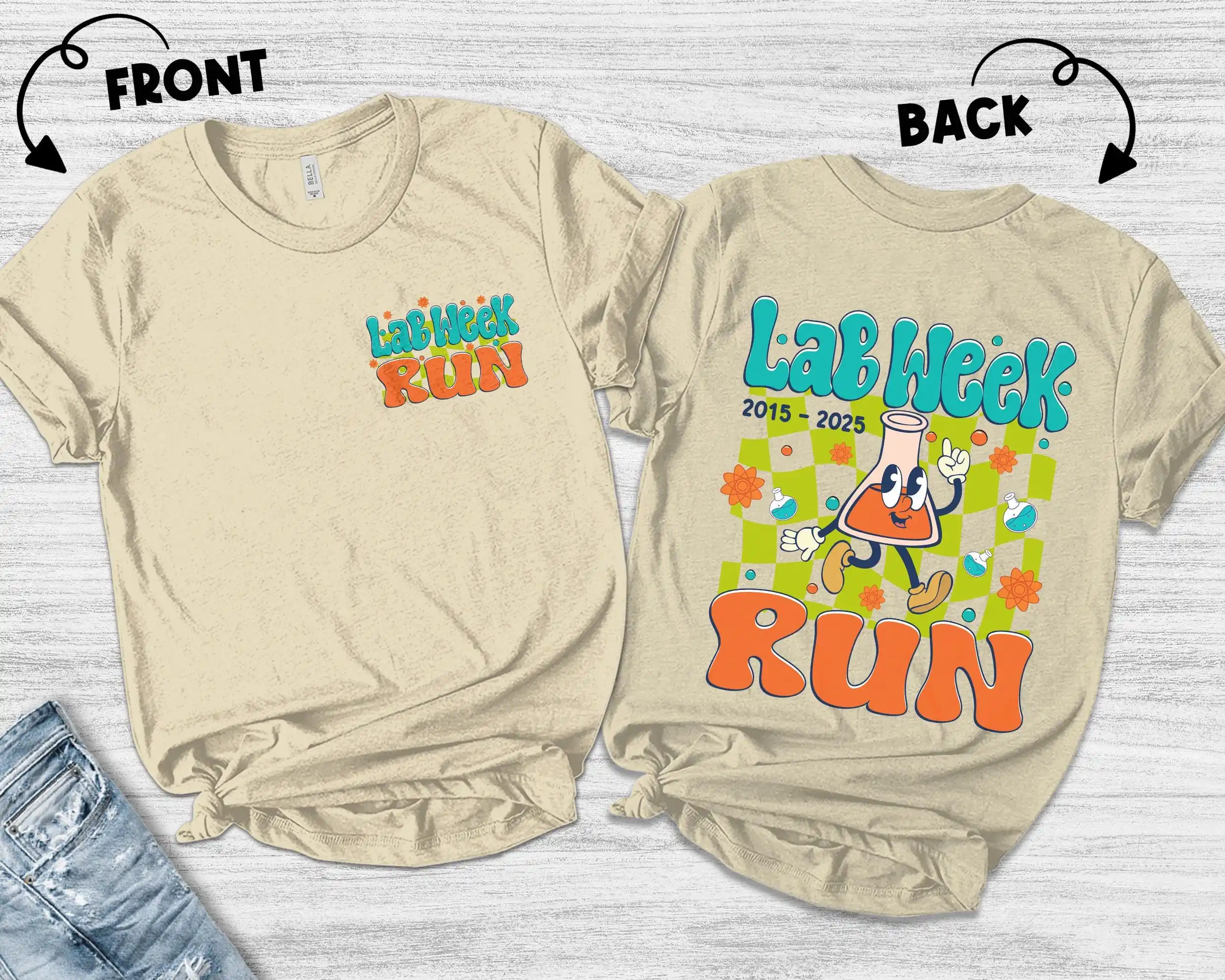 Medical Lab Week 2025 - Camiseta Retro Lab Week 2025: 10ª