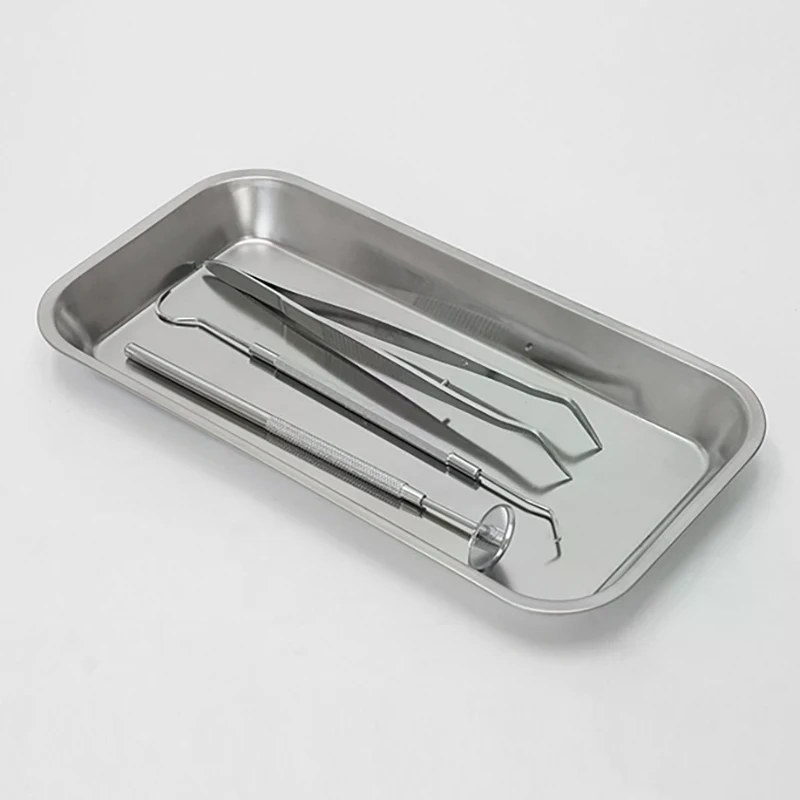 Medical Lab Equipments - Bandeja de cozinha quadrada de aço