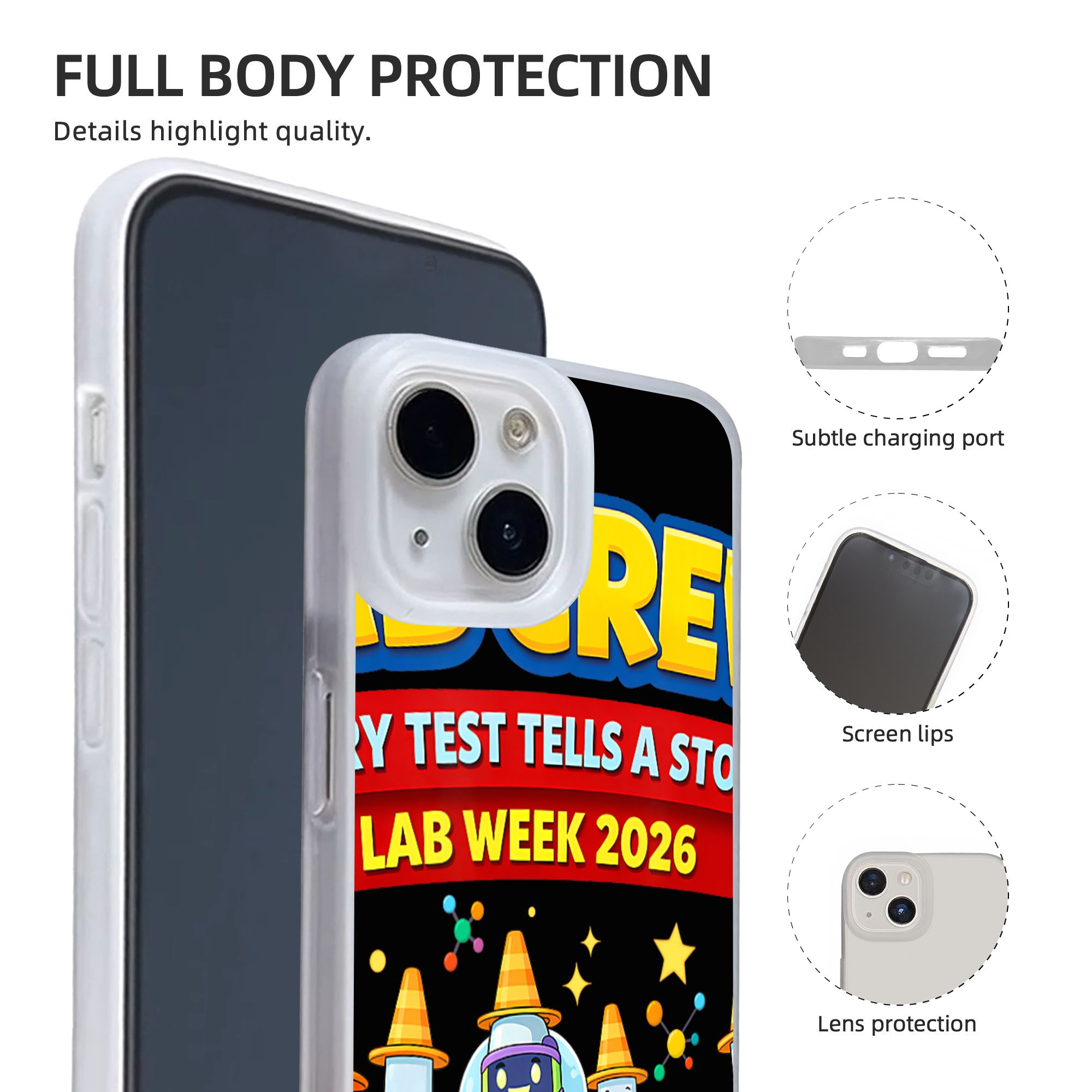 Nova Capa de Celular Antichoqu - Medical Lab Week avaliação e preço
