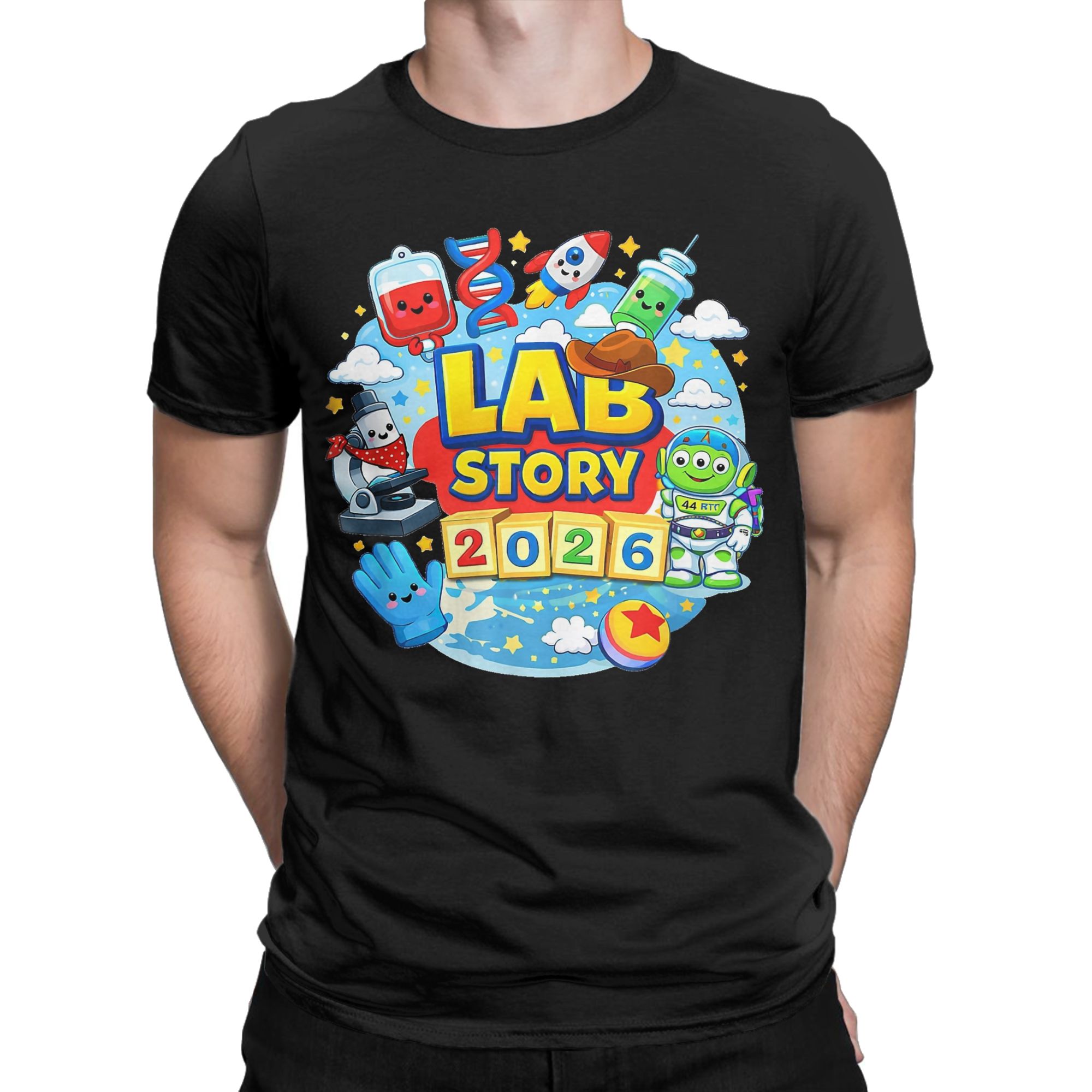 Camiseta Masculina de Algodão  - Medical Lab Week avaliação e preço