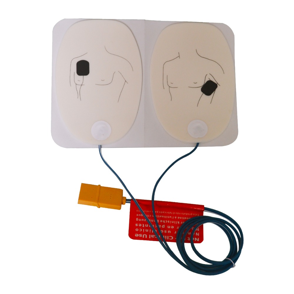 1 par de remendo de eletrodo d - Defibrillator Aed Trainer avaliação e preço