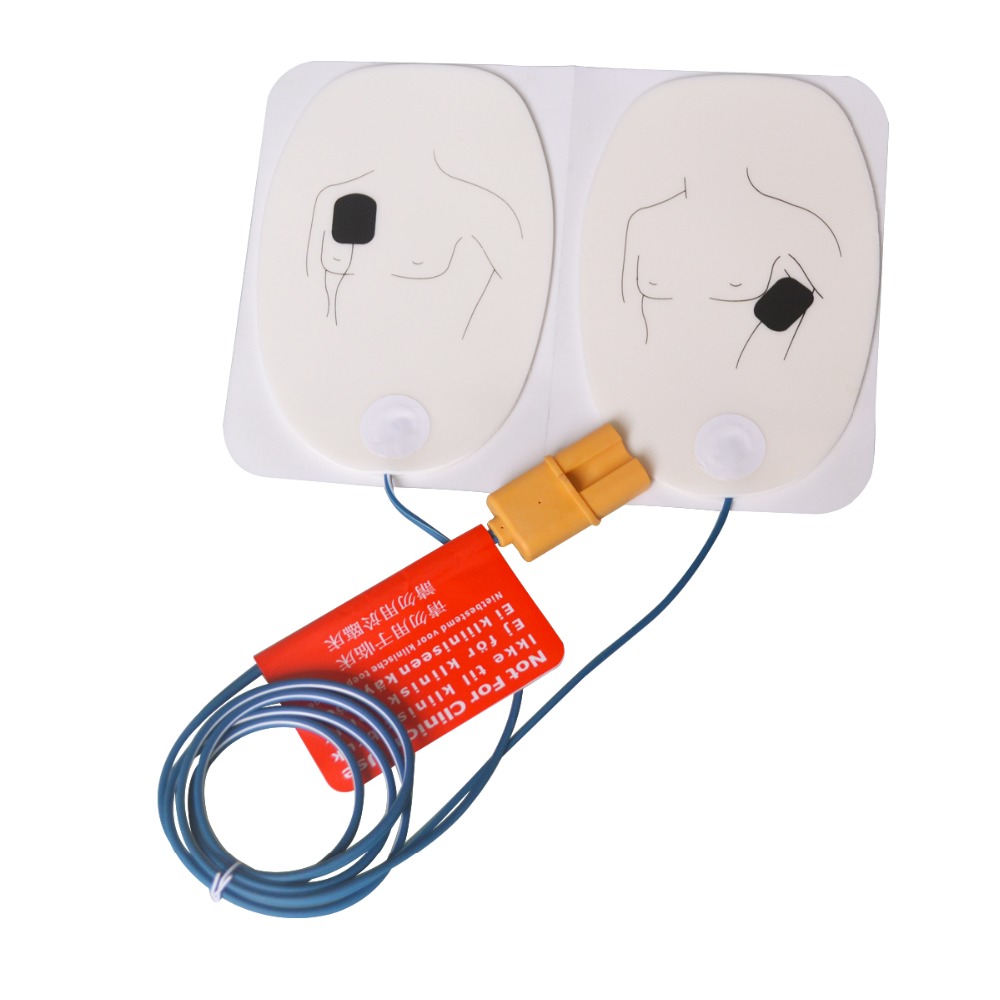 1 par de remendo de eletrodo d - Defibrillator Aed Trainer avaliação e preço