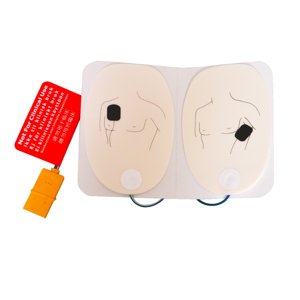1 par de remendo de eletrodo d - Defibrillator Aed Trainer avaliação e preço